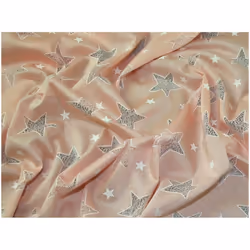 Minerva Textured Stretch Knit Fabric Peach - per metre
