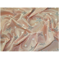 Minerva Textured Stretch Knit Fabric Peach - per metre