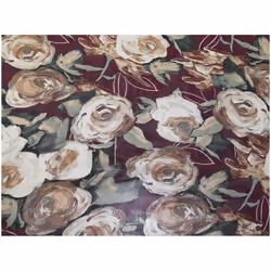 Minerva Sheer Chiffon Fabric Wine - per metre