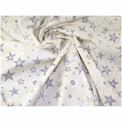 Minerva 100% Cotton Fabric Ivory - per metre