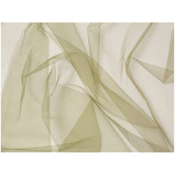 Minerva Soft Tulle Fabric - per metre - Khaki Green