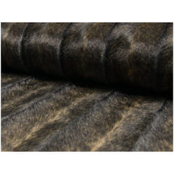 Minerva Fantasy Faux Fur Fabric Brown - per metre