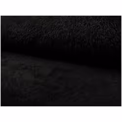 Minerva Monaco Faux Fur Fabric Black - per metre