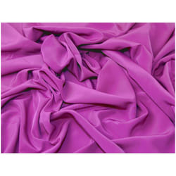 Minerva Juliet Smooth Peachskin Crepe Fabric - per metre - Carnival Purple