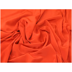 Minerva Juliet Smooth Peachskin Crepe Fabric - per metre - Red