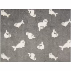 Minerva Plush Cuddle Fleece Fabric Grey - per metre