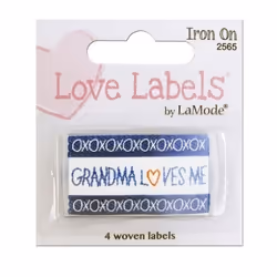 Iron On Lovelabels - per pack of 4