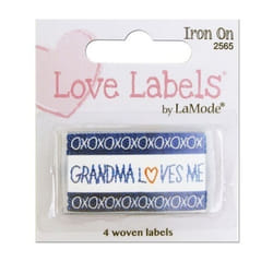 Iron On Lovelabels - per pack of 4
