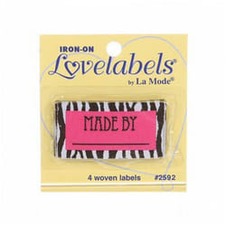 Iron On Lovelabels - per pack of 4