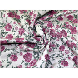 Minerva Mary Rose Woven Brocade Fabric Pink - per metre