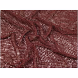 Minerva Sequin Lace Fabric - per metre - Wine