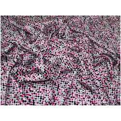 Minerva Crinkle Satin Fabric Pink - per metre