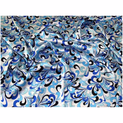 Minerva Crinkle Satin Fabric Turquoise - per metre