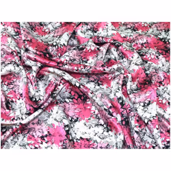 Minerva Crinkle Satin Fabric Pink - per metre