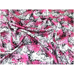 Minerva Crinkle Satin Fabric Pink - per metre