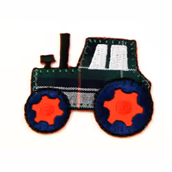 Truck Patch Motif  Green/White - each