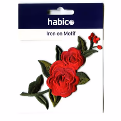 Flower Patch Motif Red - each
