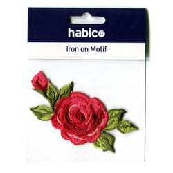 Flower Patch Motif  Red - each