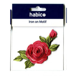 Flower Patch Motif  Red - each