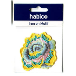 Flower Patch Motif  Yellow - each