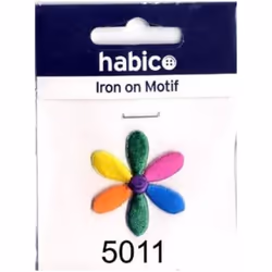 Flower Patch Motif  Multicoloured - each