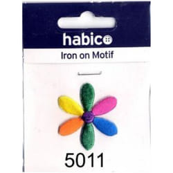 Flower Patch Motif  Multicoloured - each