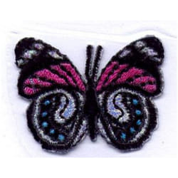 Butterfly Patch Motif  Multicoloured - each