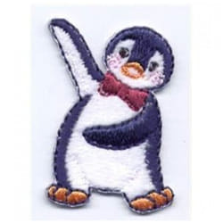 Penguin Patch Motif  Multicoloured - each