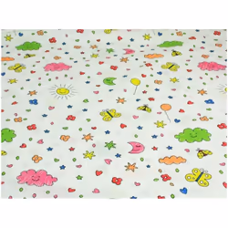 Minerva 100% Cotton Poplin Fabric Multicoloured - per metre