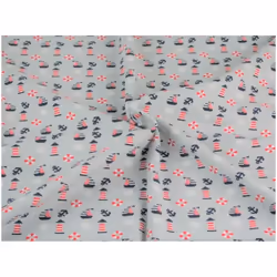 Minerva Cotton Jersey Stretch Knit Fabric Light Grey - per metre