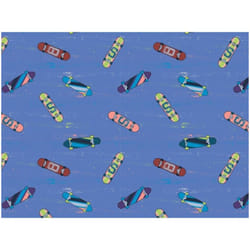 Minerva Loop Back French Terry Stretch Knit Fabric Cobalt Blue - per metre