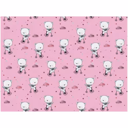 Minerva Cotton Jersey Stretch Knit Fabric Light Pink - per metre