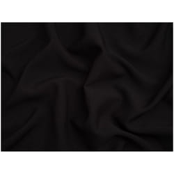Minerva Core Range Wool Touch Stretch Woven Suiting - per metre - Black
