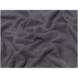 Minerva Core Range Luxury Cotton Towelling - per metre - Dark Grey