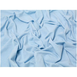 Minerva Melange Cotton Jersey Stretch Knit - per metre - Sky Blue