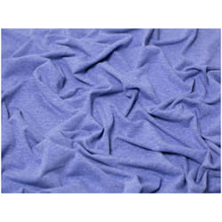 Minerva Melange Cotton Jersey Stretch Knit - per metre - Navy Blue