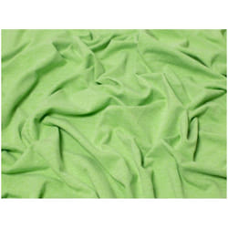 Minerva Melange Cotton Jersey Stretch Knit - per metre - Soft Lime