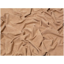 Minerva Melange Cotton Jersey Stretch Knit - per metre - Ecru