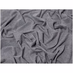 Minerva Melange Cotton Jersey Stretch Knit - per metre - Dove Grey