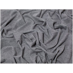 Minerva Melange Cotton Jersey Stretch Knit - per metre - Dove Grey