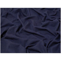Minerva Melange Cotton Jersey Stretch Knit - per metre - Dark Navy