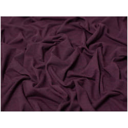 Minerva Melange Cotton Jersey Stretch Knit - per metre - Dark Damson