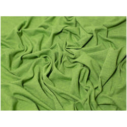 Minerva Melange Cotton Jersey Stretch Knit - per metre - Dark Moss Green