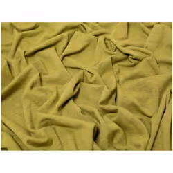 Minerva Melange Cotton Jersey Stretch Knit - per metre - Old Gold