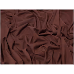 Minerva Melange Cotton Jersey Stretch Knit - per metre - Dark Rust Brown