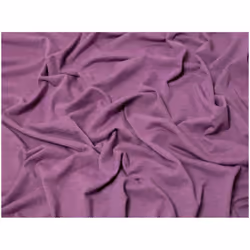 Minerva Melange Cotton Jersey Stretch Knit - per metre - Dark Plum