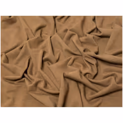 Minerva Melange Cotton Jersey Stretch Knit - per metre - Dark Ginger