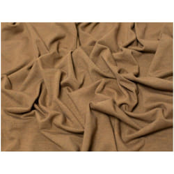 Minerva Melange Cotton Jersey Stretch Knit - per metre - Dark Ginger