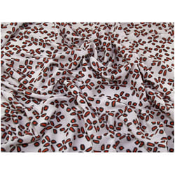 Minerva Silk Voile Fabric Orange - per metre