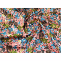 Minerva Cotton Sateen Fabric Peach - per metre